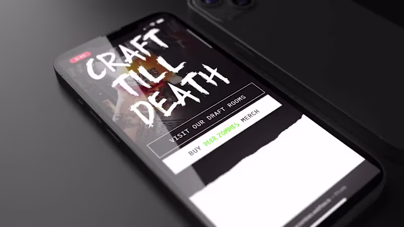 Cover image for Beer Zombies (Webflow Site)