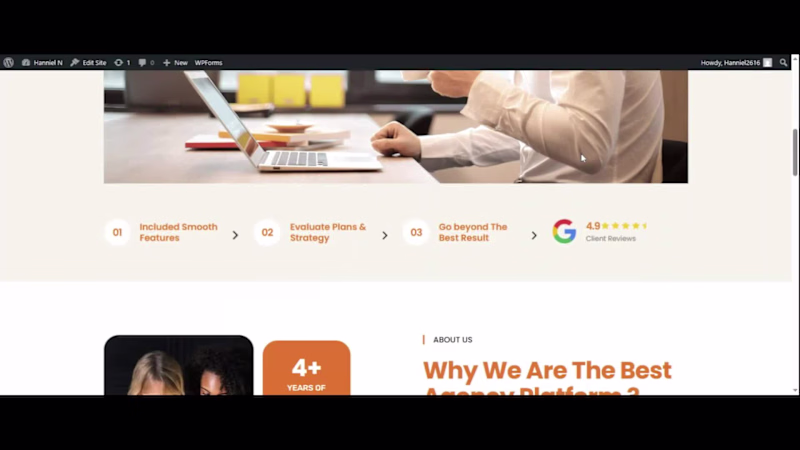 Cover image for Modern Business Website | WordPress + SEO