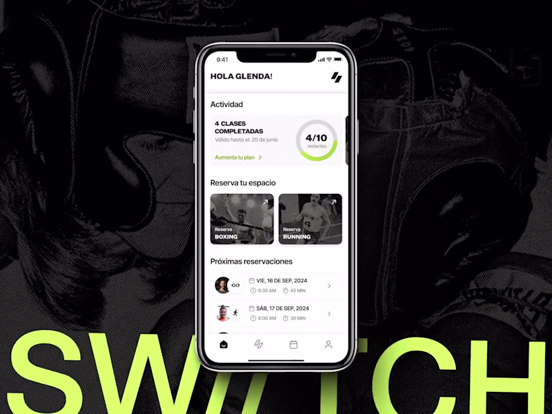 Cover image for Swiitch – Gym Fitness Booking App