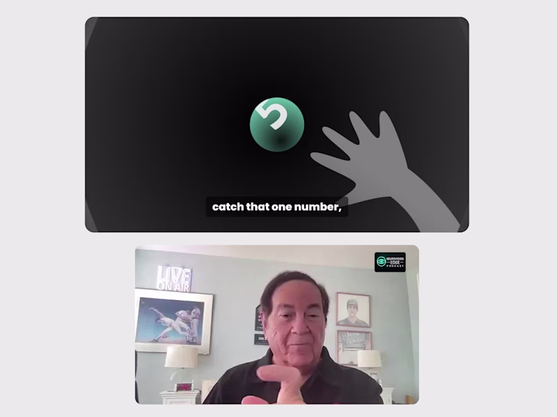 Cover image for Podcast intro designed with motion graphics to set tone, ide...