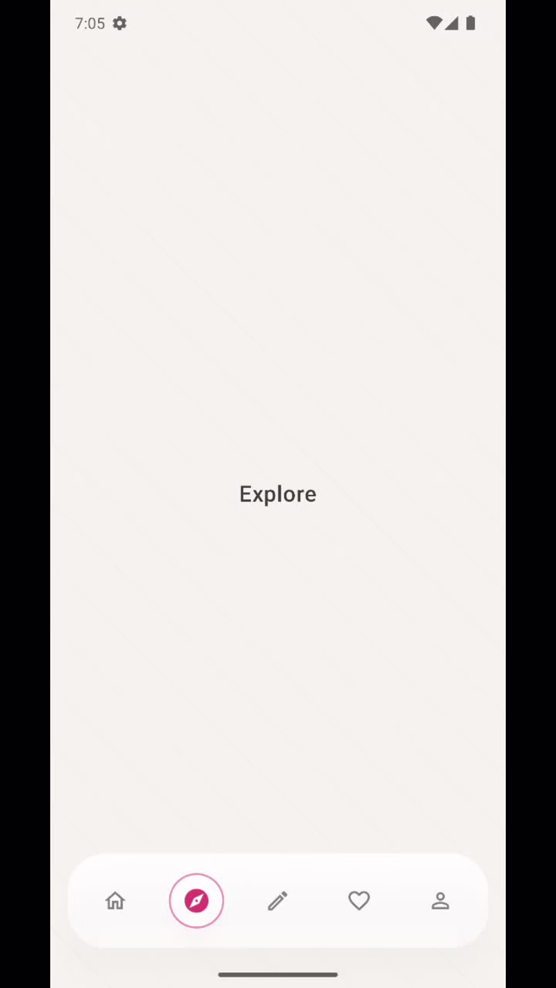 Cover image for Created a custom animated bottom navigation bar.