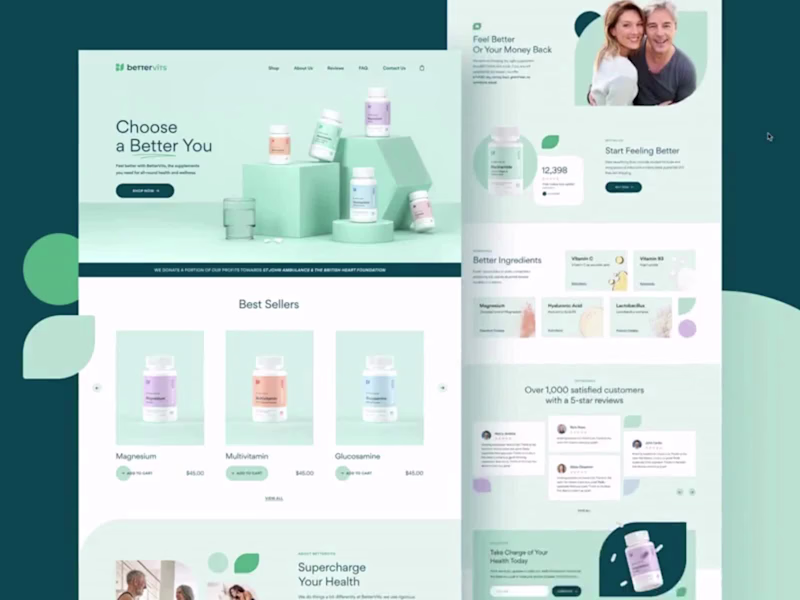 Cover image for Modern Shopify E-commerce Website Design