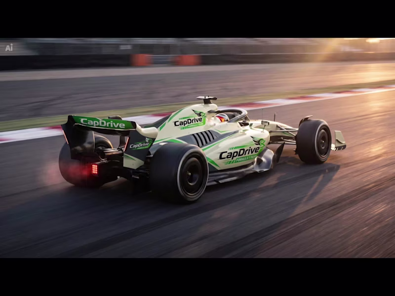 Cover image for CapDrive — A Formula 1 Team Brand Concept
