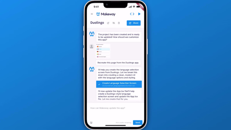Cover image for Makeway - World's First AI Text-To-App Builder