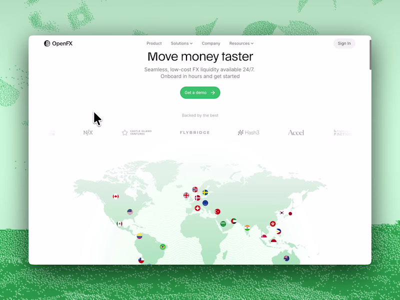 Cover image for OpenFX Website Redesign in Framer