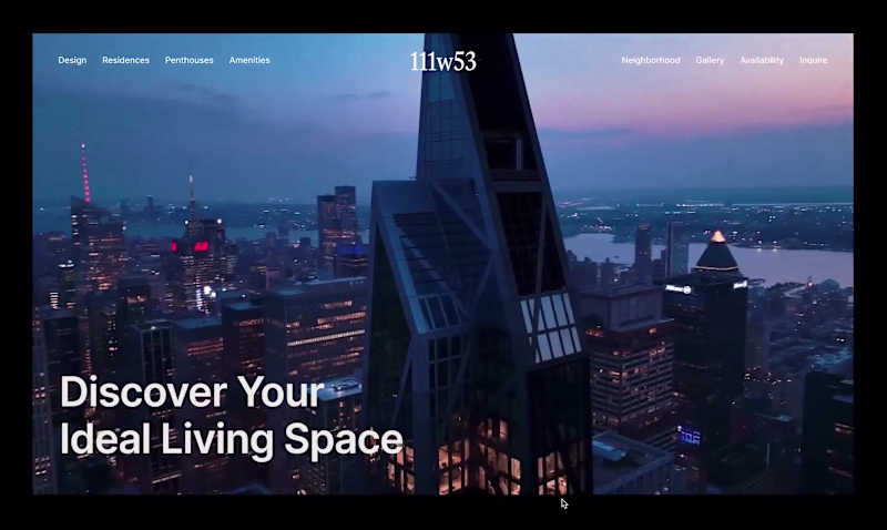 Cover image for 111 west 53 Launch | NYC luxury