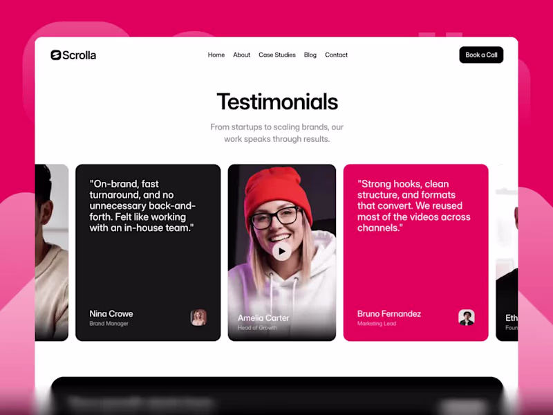 Cover image for Scrolla Template Design for Social Media Agencies