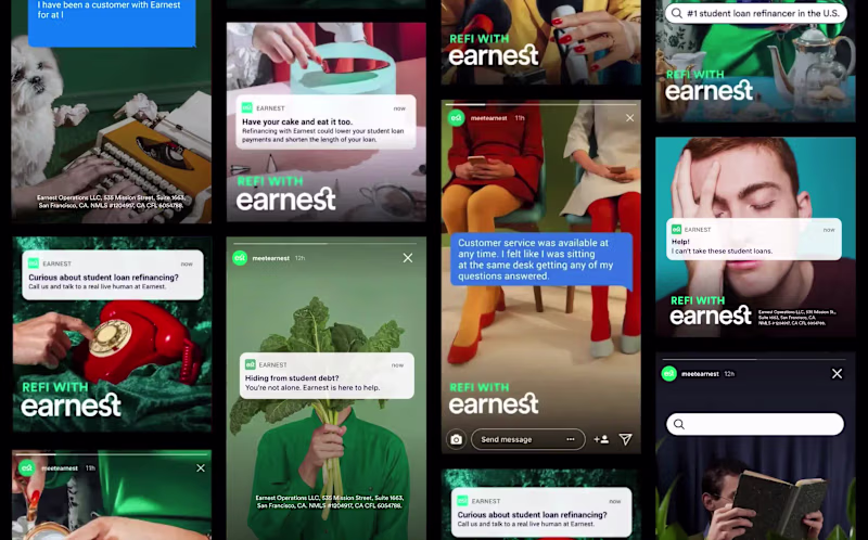 Cover image for Earnest | Student Loan Refi Campaign