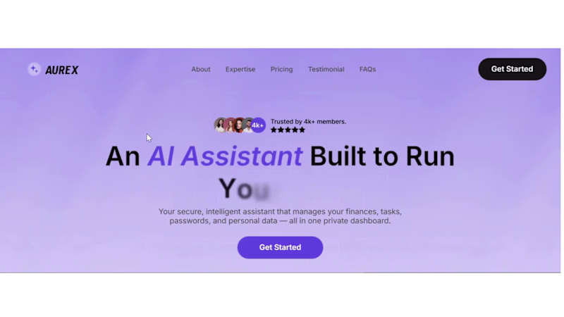 Cover image for SaaS website design.