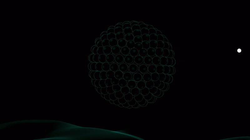 Cover image for Hero section reactive sphere 