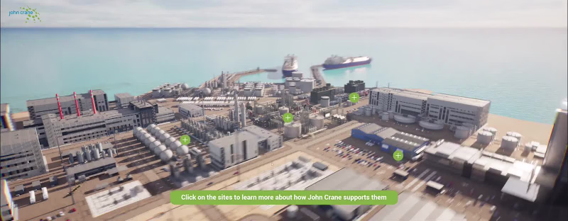 Cover image for 3D Interactive trade show touch screen experience for John C...
