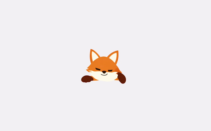 Cover image for Interactive Fox Mascot Animation Project