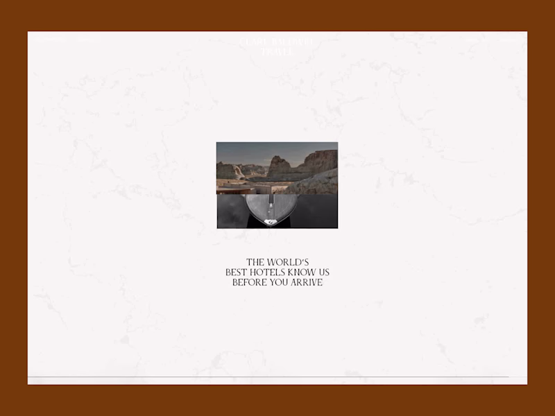 Cover image for Clark Baldwin Travel Website Redesign