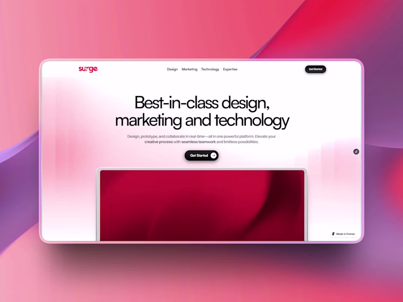 Cover image for Surge Website Design and Development