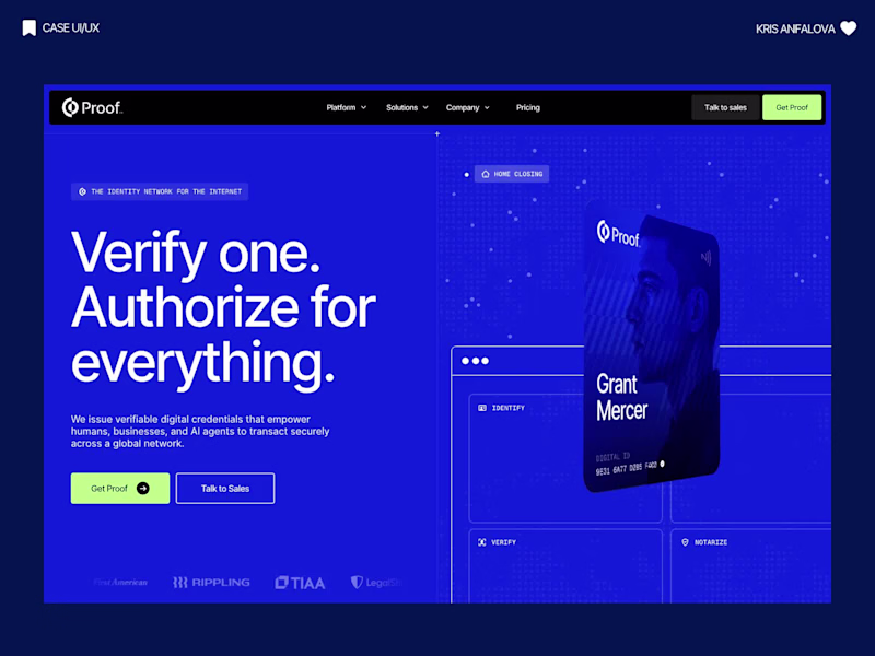Cover image for B2B SaaS website design for
