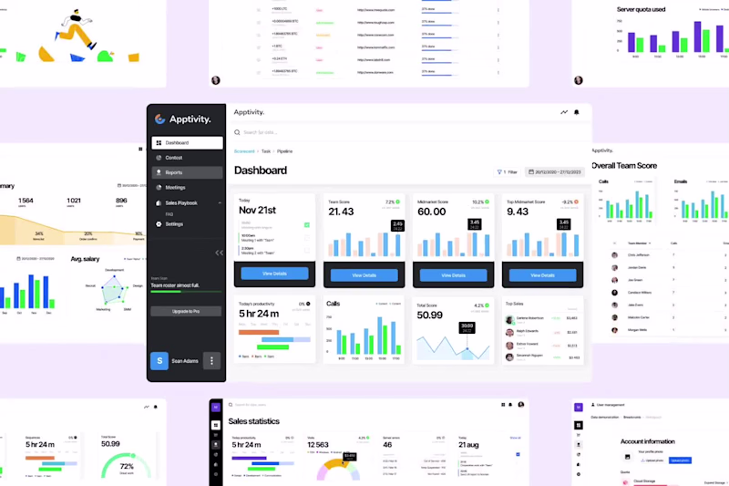 Cover image for Apptivity MVP Dashboard Design