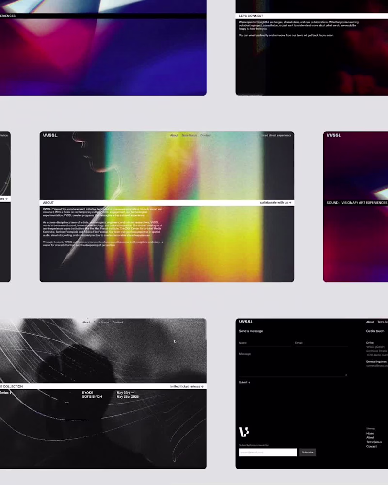 Cover image for VVSSL "Vessel" 