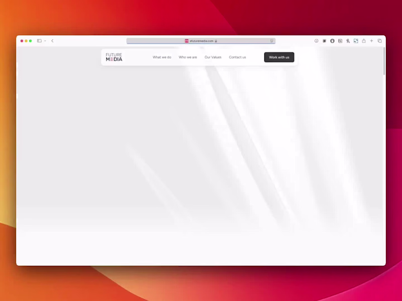 Cover image for FutureMedia - Website Redesign