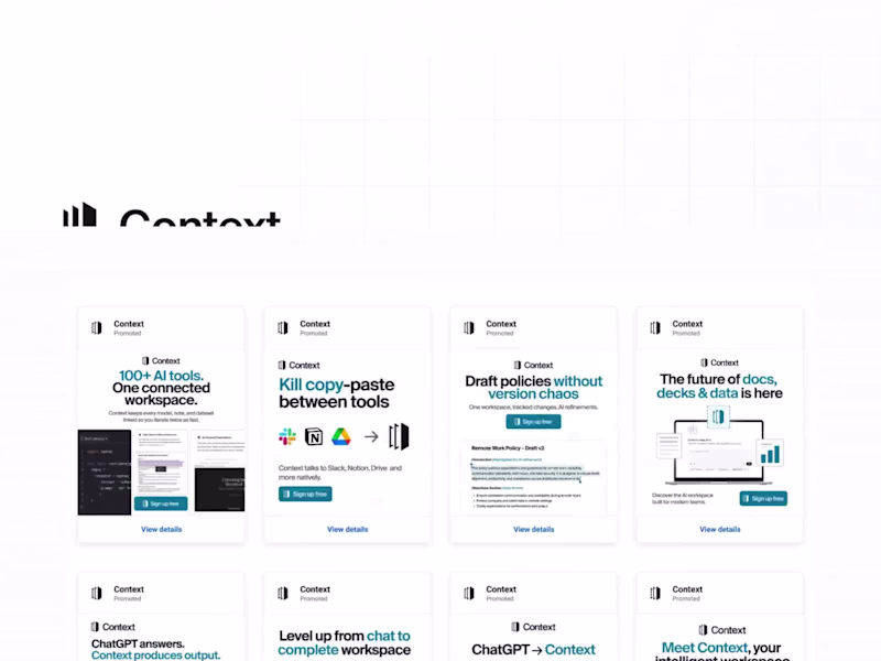 Cover image for Context AI's Marketing Campaigns