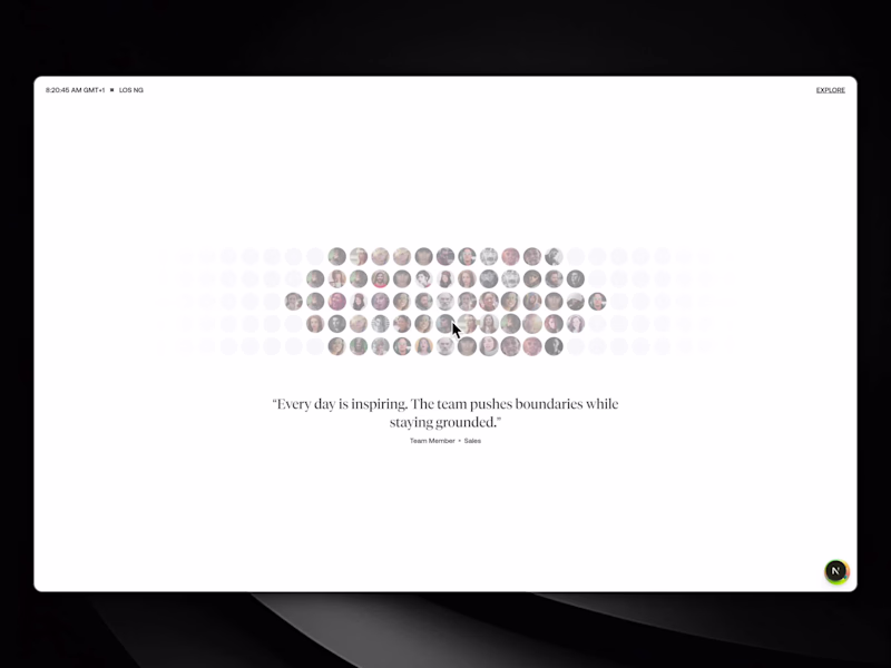 Cover image for [003] New Experiment: Meet the team section, made with tailw...