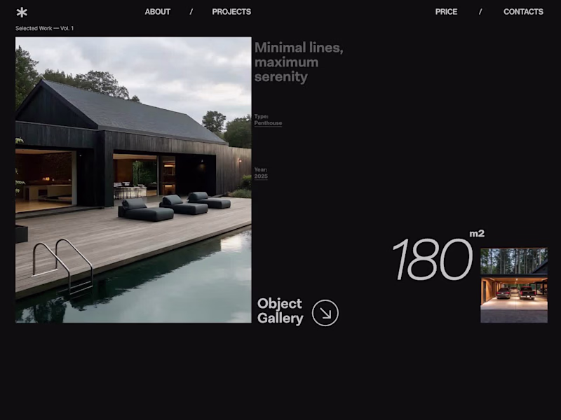 Cover image for ⚫Noir Refuge — Premium Architectural