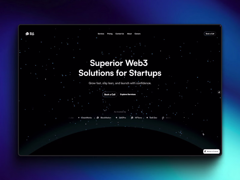 Cover image for Block Surge required a design that captured the essence of W...