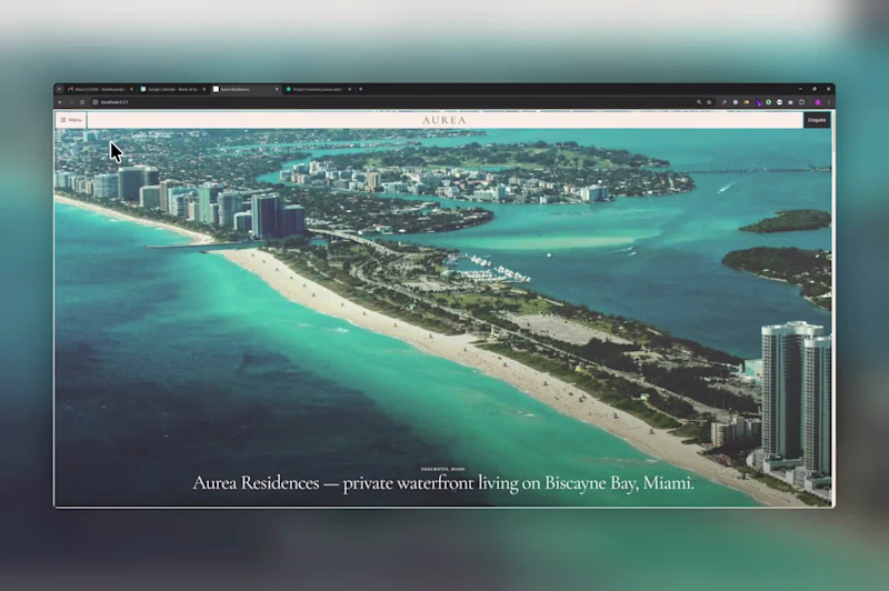 Cover image for Aurea Residences: Luxury Waterfront Astro Template