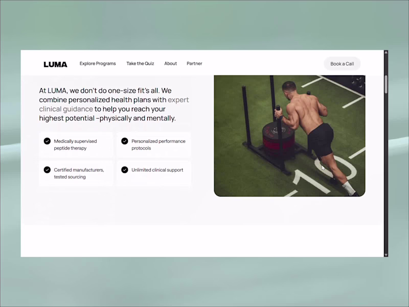 Cover image for LUMA Health Website Design and Development