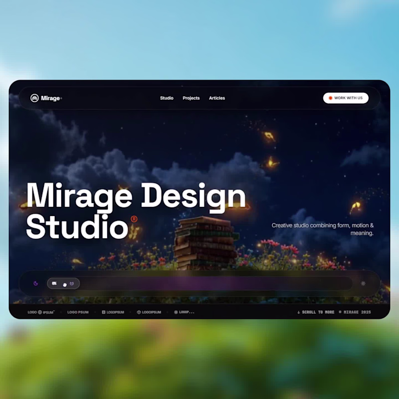 Cover image for Just Built This Hero section