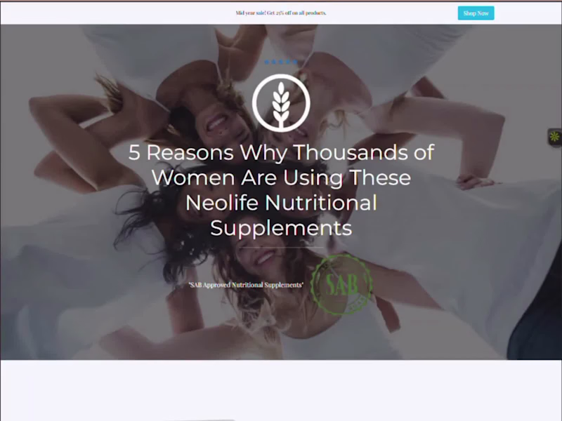 Cover image for Pagedeck Landing page for a Supplement store