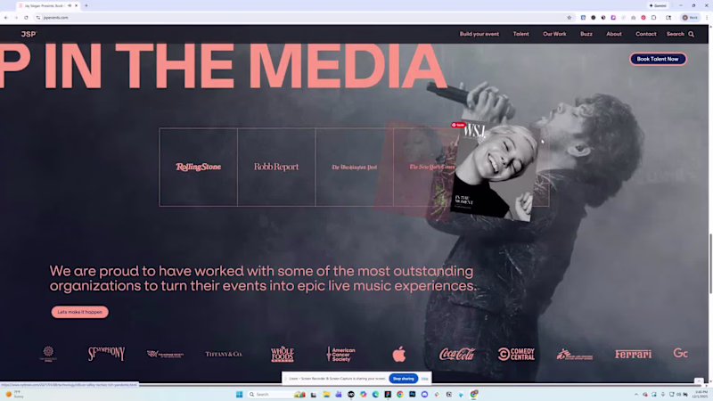 Cover image for Webflow CMS & Case Study Card Redesign for JSP Events