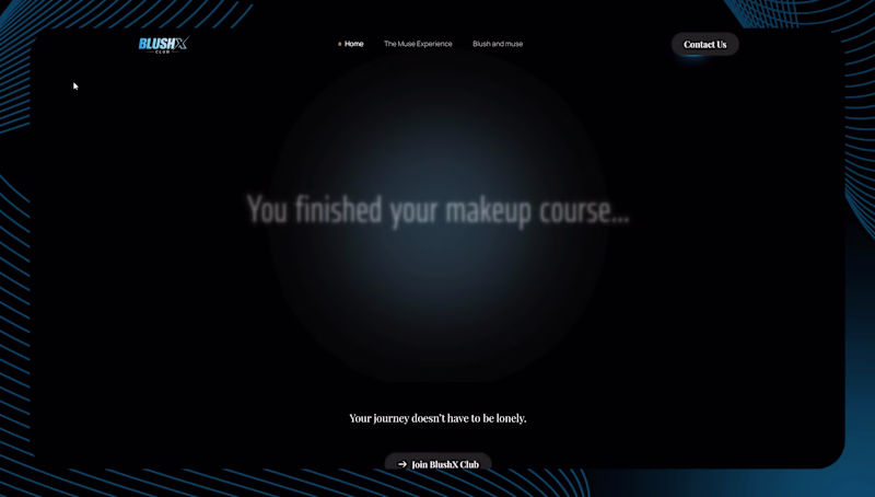 Cover image for Luxury Website Creation for BlushX Club