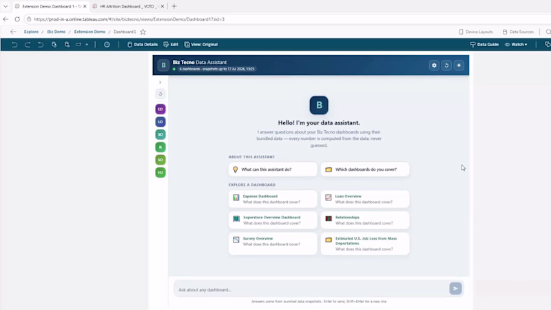 Cover image for AI Data Assistant Inside Tableau
I