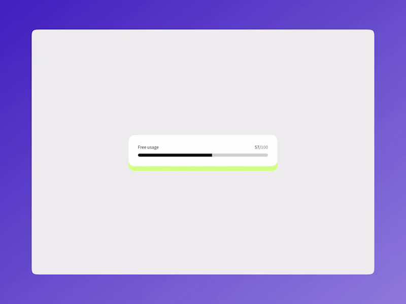 Cover image for Free Usage Card Interaction Design