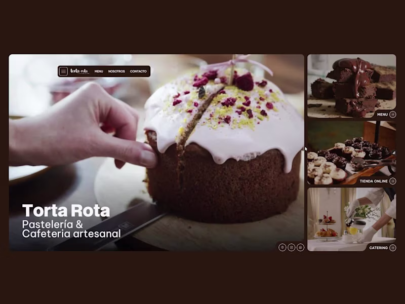 Cover image for Torta Rota Full Framer Website Redesign (Artisanal Bakery)