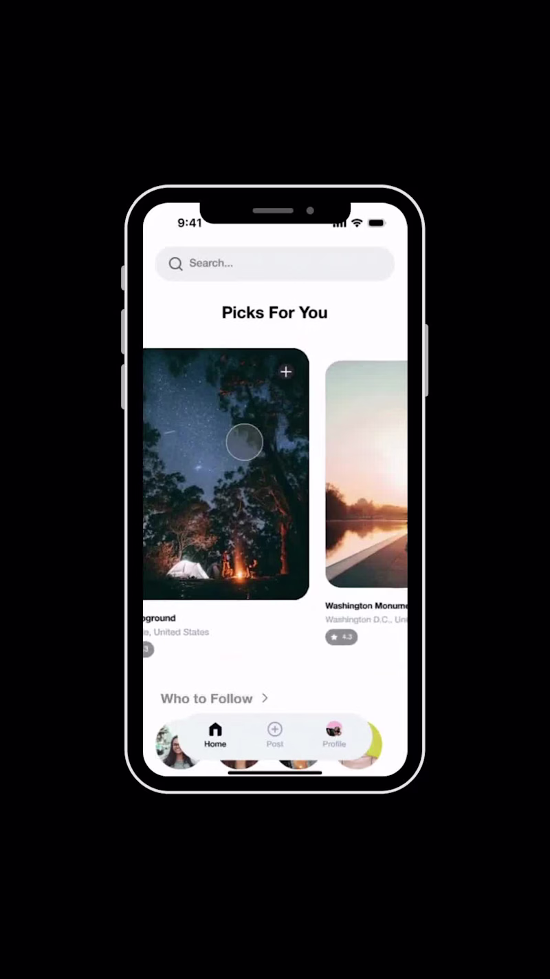 Cover image for Discover Let'sGo: Innovative Social Travel App Concept