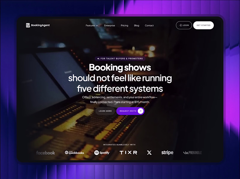 Cover image for Booking Agent Website Redesign