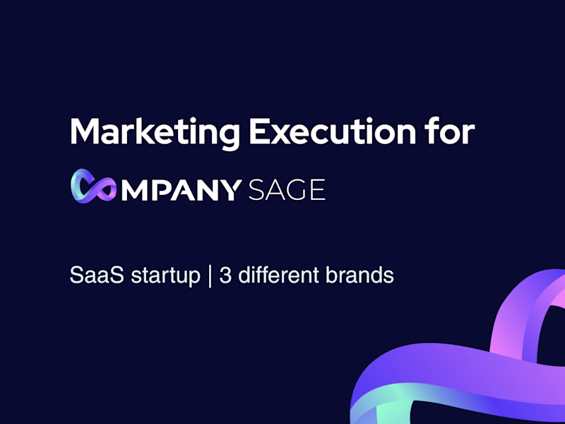 Cover image for Marketing Execution for Company Sage