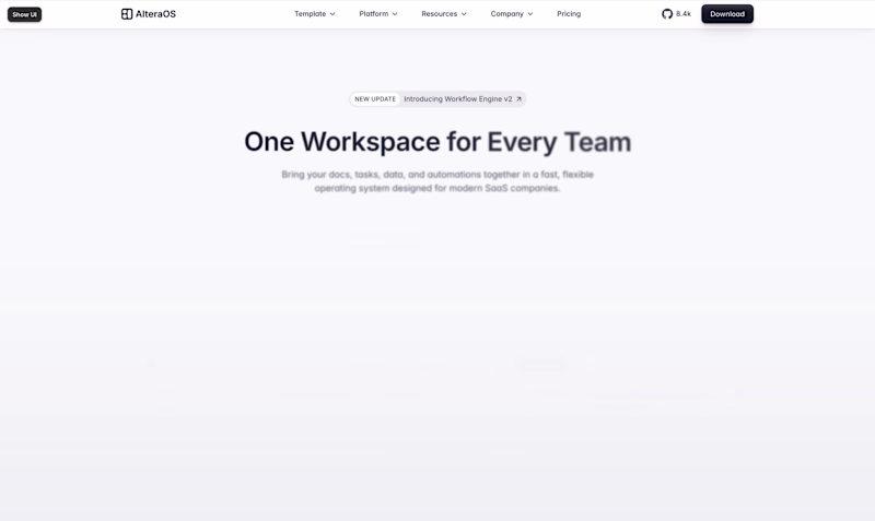 Cover image for AlteraOS - The SaaS Website