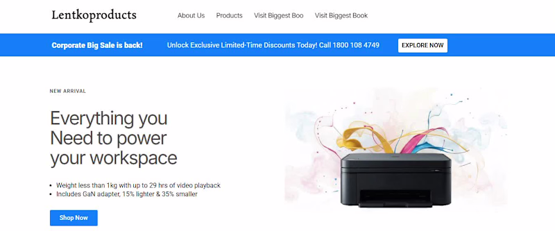 Cover image for Printer Website, just Redesign things
ust