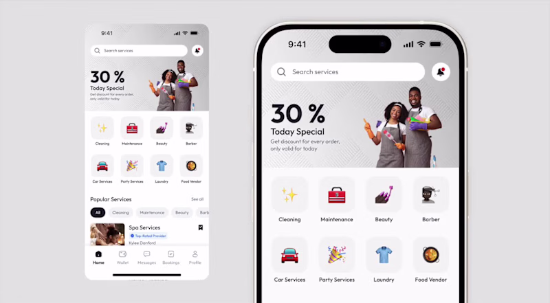 Cover image for Service Marketplace UX Design