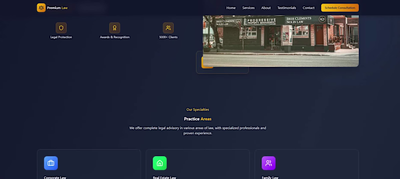 Cover image for I recently built a landing page for a law firm — but it’s no...