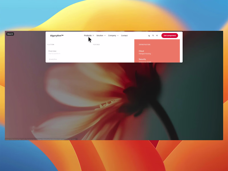 Cover image for Created this mega menu, I