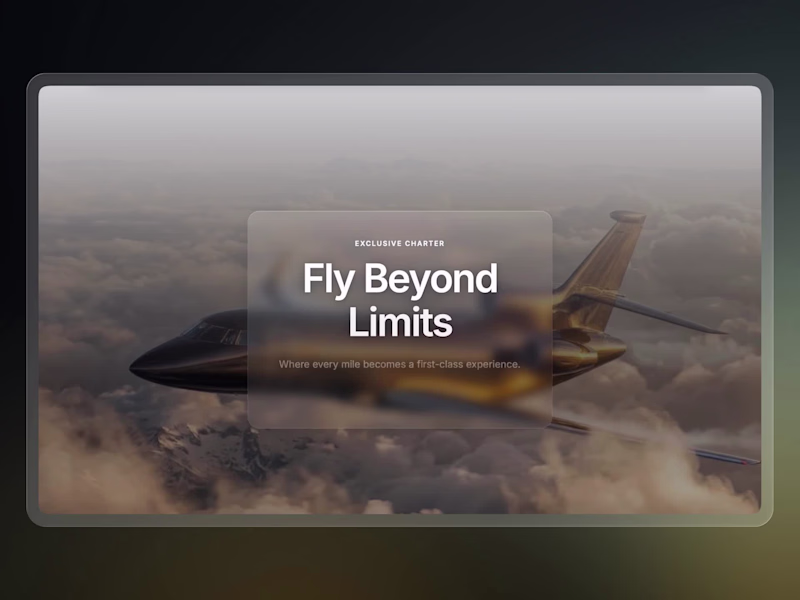 Cover image for Luxury Private Jet Platform Design