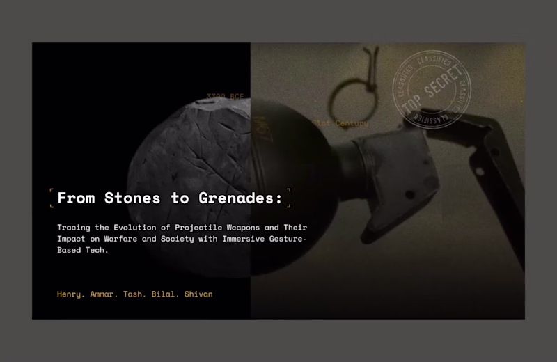 Cover image for Evolution of Thrown Weapons Presentation