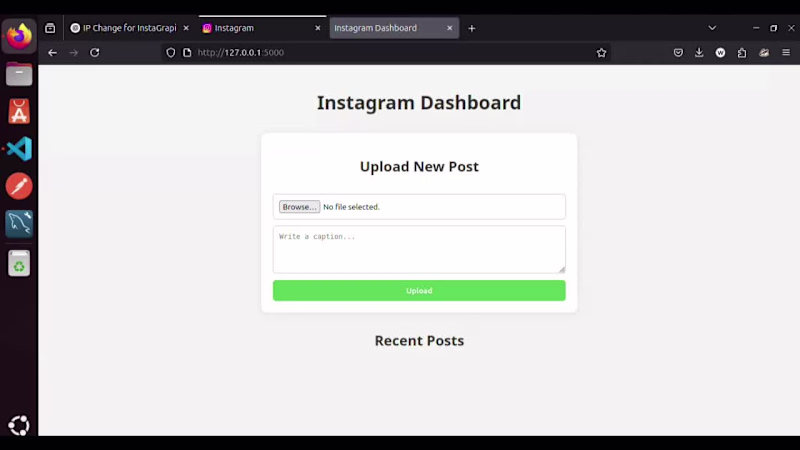 Cover image for instagram account handler with schedule