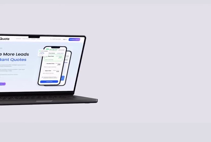 Cover image for Development of Kleen Quote SaaS Platform for Cleaning Companies