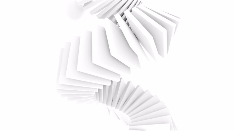 Cover image for Minimal Kinetic Spiral — 3D Motion Study