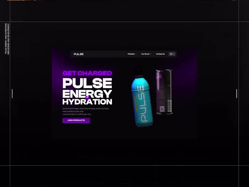 Cover image for Pulse | Energy Drink Web Design and Development