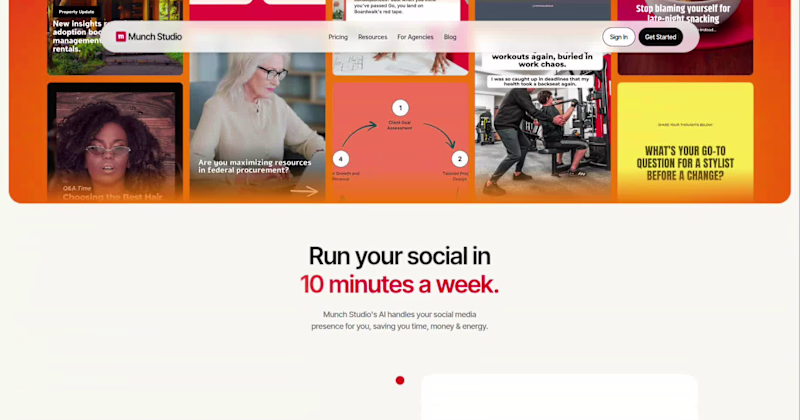 Cover image for MunchStudio is an AI-driven SaaS